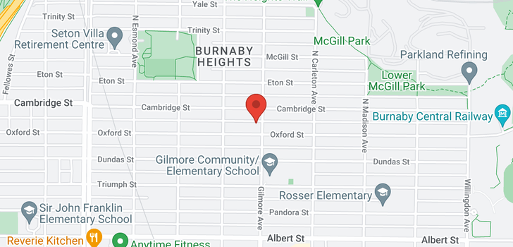 map of 125 N GILMORE AVENUE